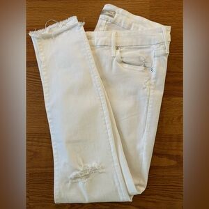 Mother Denim Looker Ankle Fray Jean Little Miss Innocent? S29x26